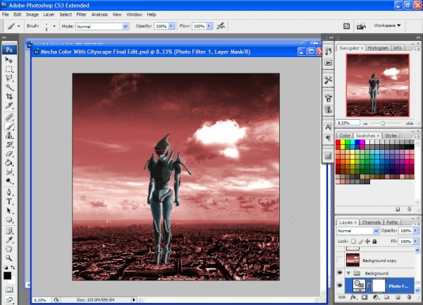 Creation of A mecha character...: Step 15